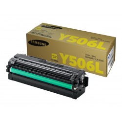 Samsung CLT-Y506L - à rendement élevé - jaune - original - toner