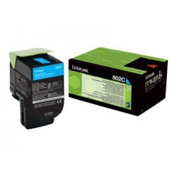 Lexmark 802C - cyan - original - toner