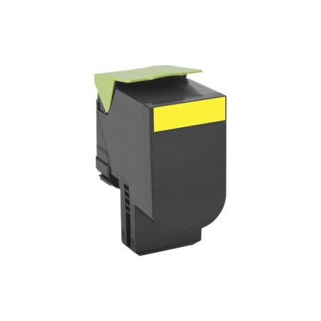 Lexmark 802HY - à rendement élevé - jaune - original - toner