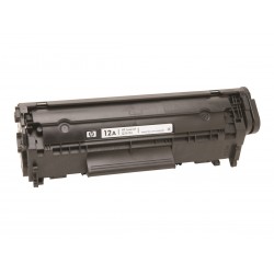 HP 12A - noire - original - toner