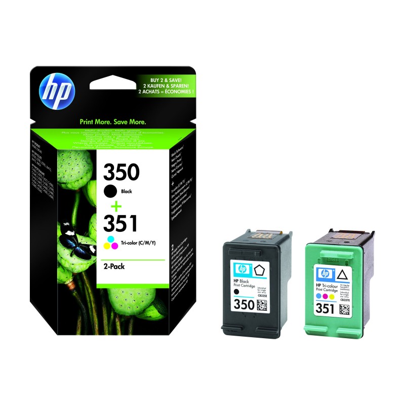 HP 351 Cartouche d'encre trois couleurs authentique (CB337EE) pour