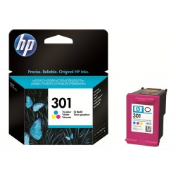 HP 301 - couleurs (cyan, magenta, jaune) - originale - cartouche d'encre