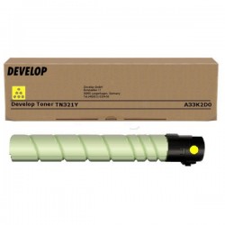 Original Develop A33K2D0 / TN321Y Toner jaune