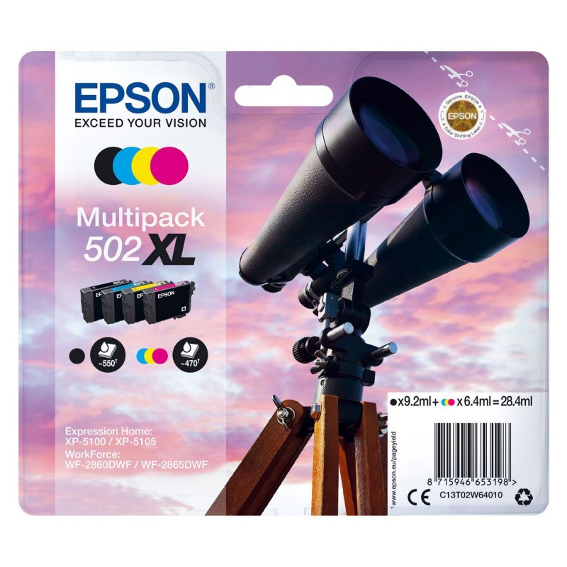 Cartouche encre epson 502 xl Compatible pour imprimante Epson