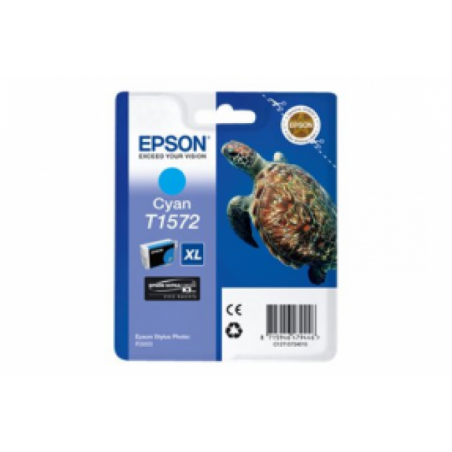 Epson T1572 Tortue - cyan - originale - cartouche d'encre