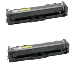 Compatible HP 207A W2210A Pack de 2 Cartouches de Toner Noir HP Color Laserjet Pro MFP M283fdw M255dw M282nw M283fdn AVEC PUCE