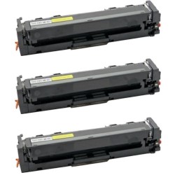 Compatible HP 207A W2210A Pack de 3 Cartouches de Toner Noir HP Color Laserjet Pro MFP M283fdw M255dw M282nw M283fdn AVEC PUCE