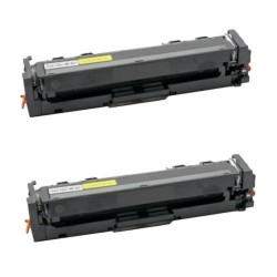 Compatible HP 207X W2210X Pack de 2 Cartouches de Toner Noir HP Color Laserjet Pro MFP M283fdw M255dw M282nw M283fdn AVEC PUCE