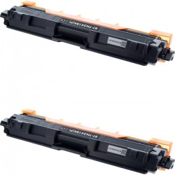 Toner équivalent à Brother TN241BK Pack de 2 Noir