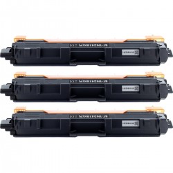 Toner équivalent à Brother TN241BK Pack de 3 Noir