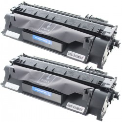 Toner équivalent à HP 05A Pack de 2 Noir