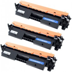 Toner équivalent à HP 94X Pack de 3 Noir