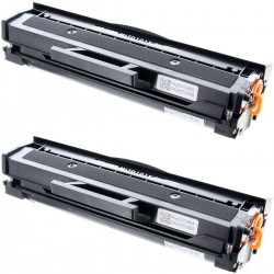 Toner équivalent à Samsung MLT-D101S Pack de 2 Noir