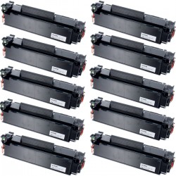 Toner équivalent à HP 79A Pack de 10 Noir