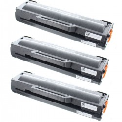 Toner équivalent à Samsung MLT-D1042S Pack de 3 Noir