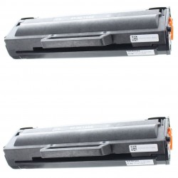 Toner équivalent à Samsung MLT-D1042X Pack de 2 Noir