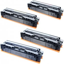 Toner équivalent à HP 203X Pack de 4 4 Couleurs