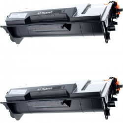 Toner équivalent à Brother TN3430 Pack de 2 Noir