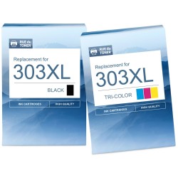 Pack de 2 HP 303XL cartouches d'encre compatibles