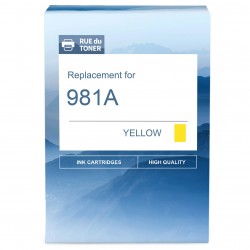 Encre compatible HP 981A Jaune