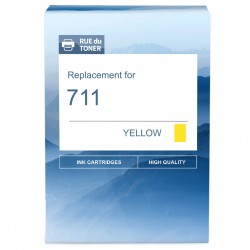 Cartouche encre compatible HP 711 Jaune