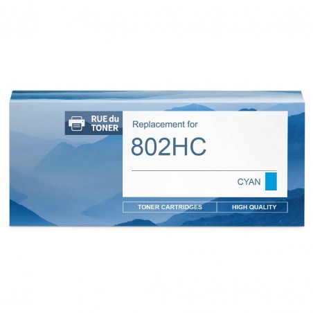 802HC toner compatible Cyan