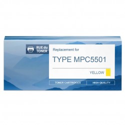 TYPE MPC5501 toner compatible Jaune