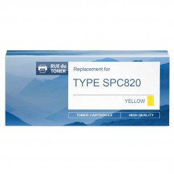 TYPE SPC820 toner compatible Jaune