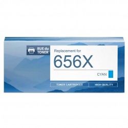 Toner compatible HP 656X Cyan