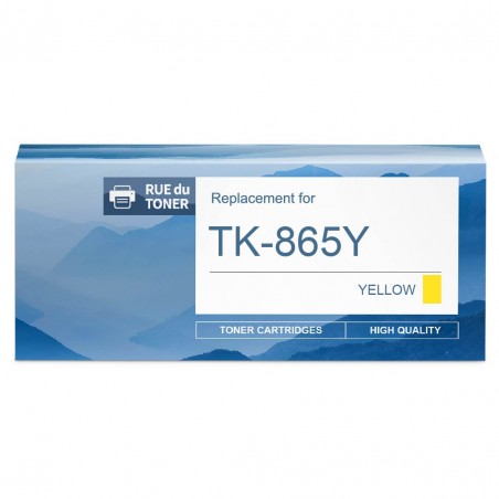 TK-865Y toner compatible Jaune