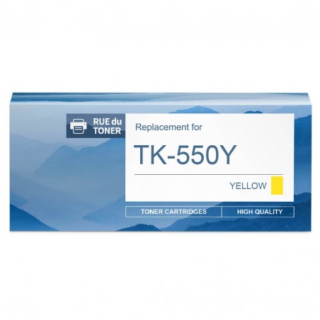 Cartouche toner compatible Kyocera 1T02HMAEU0 TK-550Y