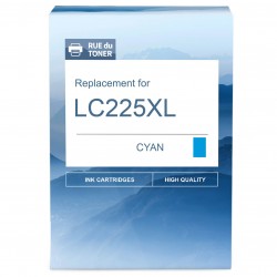 Cartouche Cyan compatible Brother LC225XLC