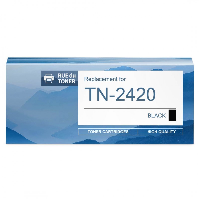 Toner Innotec compatible Brother TN2420 haute capacité noir pour imprimante  laser sur