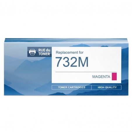 Cartouche toner compatible Canon 732M Magenta