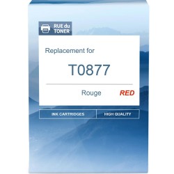 Encre compatible T0877 Red