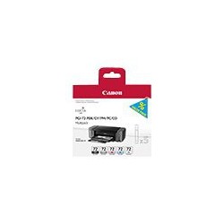 Canon PGI-72 - Pack de 5 - noire photo, gris, cyan photo, magenta photo, optimiseur de couleurs - original - cartouche d'encre