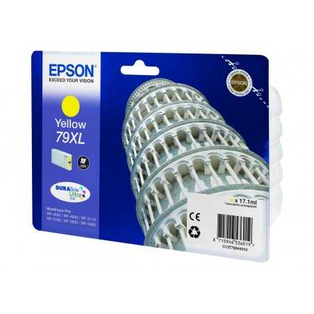 Epson T79XL Tour de Pise - à rendement élevé - jaune - originale - cartouche d'encre