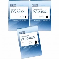 Pack de 3 Canon PG-545XL cartouches d'encre compatibles