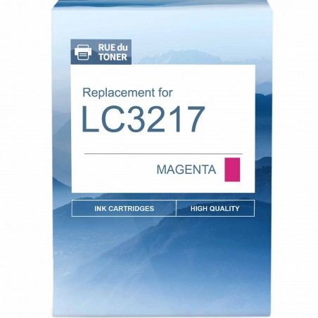 Cartouche jet d'encre équivalent BROTHER LC3217M (LC3217M)