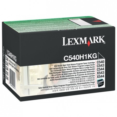Lexmark C540H1KG - à rendement élevé - noire - original - toner