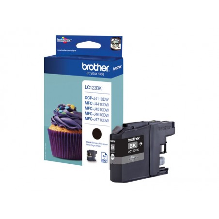 Brother LC123 - Pack de 2 - noire - original - cartouche d'encre